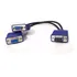 Cabo Y Duplicador 1 Vga X 2 Vga Ligue Seu Pc Em 2 Monitores