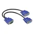 Cabo Y Duplicador 1 Vga X 2 Vga Ligue Seu Pc Em 2 Monitores