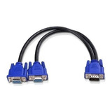 Cabo Y Duplicador 1 Vga X 2 Vga Ligue Seu Pc Em 2 Monitores