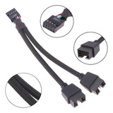 Cabo Y Usb 9 Pinos Hub Splitter 9pin Divisor Usb 1 2 Portas
