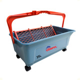 Caçamba Pintura Rolos De 46cm  25l C  Alça Grelha E Rodinhas