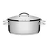 Caçarola Solar Rasa Em Aço Inox Fundo Triplo Com Tampa E Alças 28 Cm 7 1l Tramontina