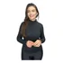 Cacharrel Basica Canelada Feminina Blusa De Frio Gola Alta 