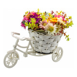 Cachepo Arranjo Bicicleta Decorativa