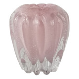 Cachepot De Murano Importado Laradore - Vasinho Rosa Bebê