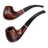 Cachimbo Grande Curvo Tipo Madeira Pipe Fumo Resina Decorado