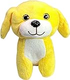 Cachorro De Pelúcia Olho Com Brilho 17cms - Tuka Toys (amarelo)