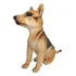 Cachorro Pastor Alemão Filhote De Pelúcia - 28 Cm Cor Preto E Marrom