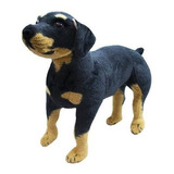 Cachorro Rottweiler Realista 68cm