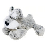Cachorro Schnauzer De Pelucia