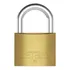 Cadeado 50 Mm Latao Macico Stam Cor Dourado