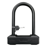 Cadeado Anti furto U lock 180x250mm Aço Chaves Bike Absolute Cor Preto