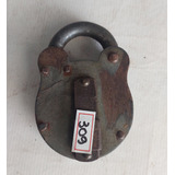 Cadeado Antigo De Ferro Sem Chaves  only Wood309 