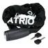 Cadeado Com Corrente 8mm Bi098 Atrio   Preto