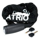 Cadeado Com Corrente 8mm Bi098 Atrio   Preto
