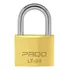 Cadeado Latão Maciço Lt-60mm Com 2 Chaves Pado Não Enferruja Cor Dourado