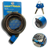 Cadeado Moto Trava Antifurto Maxtrava Grande Bicicleta 1 85m