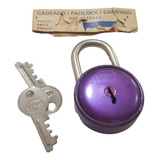 Cadeado Rustico Antigo Roxo