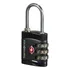 Cadeado Samsonite Tsa 3 Dígitos Metal Preto