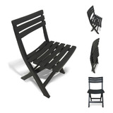 Cadeira Arqplast Dobrável 25671 Preta 110kg