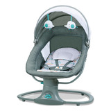 Cadeira Bebê Atividade Balanço Automático Musical Até 18kg C Cor Verde escuro