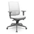 Cadeira Brizza Grafite Branca Base Piramidal Sincron