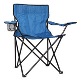 Cadeira Camping Dobrável Com Apoio Iwcdc Azul Importway