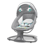 Cadeira De Balanço Para Bebê Automática Techno 8104 Mastela Com Bluetooth Cinza