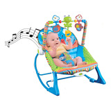 Cadeira De Descanso Musical Funtime Até 18kgs Azul Maxi Baby