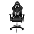 Cadeira De Escritório Mymax Mx12 Gamer Ergonômica  Preta E Branca Com Estofado De Tecido Sintético Pu