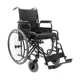 Cadeira De Rodas D400 Em Aço Dobrável Assento 46 Cm Adulto