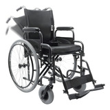 Cadeira De Rodas Dobrável Em Aço D400 T40 Até 120kg Dellamed Pintura Epóxi