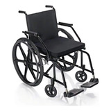 Cadeira De Rodas Pratica Com Assento Almofadado Prolife Cor Cinza escuro