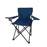 Cadeira Dobrável Oasis Neoblue Azul Escuro Suporta 120kg Portátil Com Apoio De Braço E Porta copos Ideal Para Camping E Piqueniques C Bolsa De Transporte