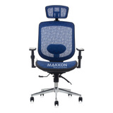 Cadeira Escritorio Azul Mk
