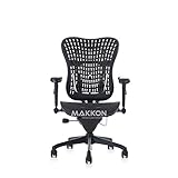 Cadeira Escritório Preta MK 50A   Makkon