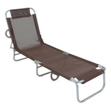 Cadeira Espreguicadeira Textilene Aluminio