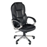 Cadeira Executiva Presidente - Luxo & Conforto - Just Home Cor Preto Material Do Estofamento Couro Sintético