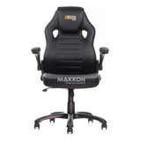 Cadeira Gamer Preta Mk 791   Makkon