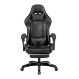 Cadeira Gamer Prizi Canvas   Preta