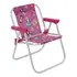 Cadeira Infantil Cor Rosa Alumínio Até 30kg Descanso Lazer