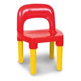 Cadeira Infantil Plástico Para Crianças 4561 Monte Líbano Cor Amarelo