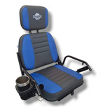 Cadeira Para Barco Com Encosto De Cabeça Reclinável Cor Azul