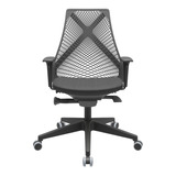 Cadeira Para Escritório Bix Plaxmetal Cor Poliéster Preto T11/tela Bix Preta 13 Material Do Estofamento Tecido/poliéster