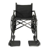 Cadeira Rodas Semi obeso Dobrável Aço Mod  23 M M Até 100kg Cor Preto