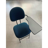 Cadeiras Universitarias Estofada Azul