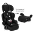 Cadeirinha Infantil Para Carro Até 36kg Versati Preta Tutti Baby