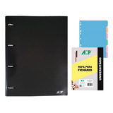 Caderno Argolado Fichario Acp