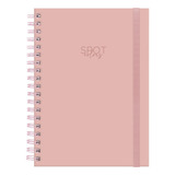 Caderno Colegial Plus Feminino Spot Colors 100 Folhas