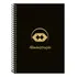 Caderno Colegial Profissões Preto E Gold 80 Folhas
